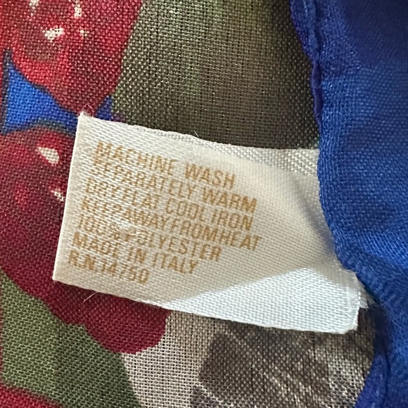 Vintage Berkshire Floral Scarf Made in Italy - Picture 4 of 4